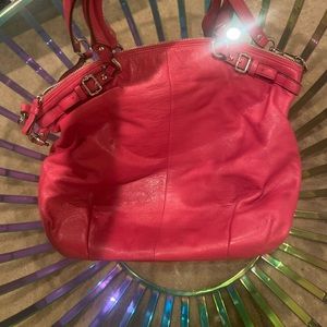 Authentic Coach Purse Pink Med Sz